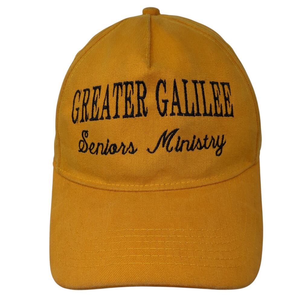 Greater Galilee Seniors Ministry Slideback Hat Yellow One Size Harriton